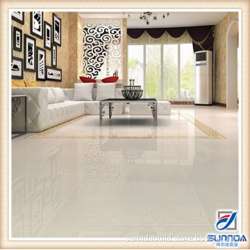 Best Choice Yellow Shinny Polished Porcelain Carrera White Wall Floor Tiles Marble Stone Effect 60x60